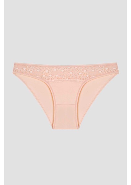 Joyful Spring Dantel Detaylı 3lü Slip Külot modelleri