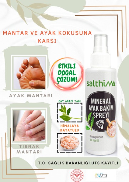 Ayak Mantrı Ve , Kaşnt Ve Koku Için Losyon & Sprey 150 ml Sprey