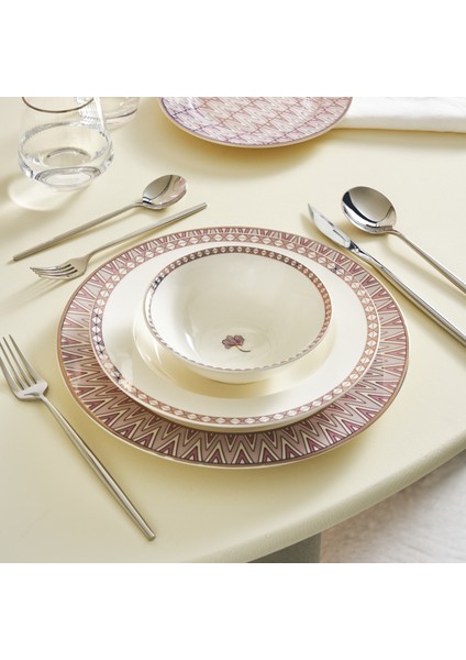 Decor 24 Parça 6 Kişilik Porselen Yemek Takımı