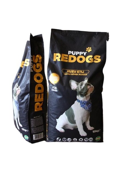 Kuzu Etli Yavru Köpek Maması – 15 kg Redogs Yavru Köpek Maması