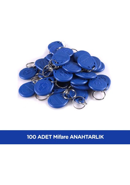 100 Adet Sarkey SR-601 Mifare Anahtarlık - Rfıd Tag - Göstergeç - 13,56 Mhz