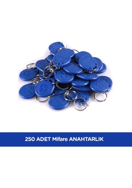 250 Adet Sarkey SR-601 Mifare Anahtarlık - Rfıd Tag - Göstergeç - 13,56 Mhz