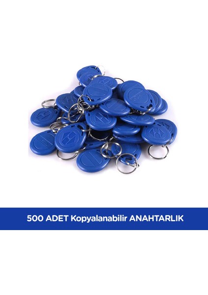 500 Adet Sarkey SR-602 Temic T5557 Yazılabilir - Kodlanabilir Anahtarlık - Rfıd Tag - Göstergeç