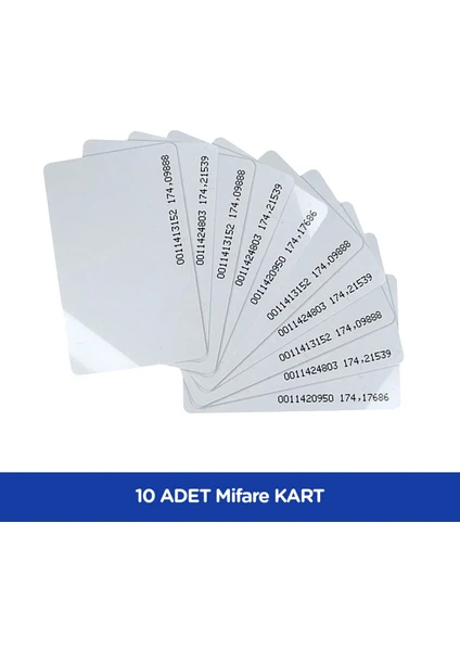 10 Adet Sarkey SR-621 Mifare Kart - Rfıd Tag - Göstergeç - 13,56 Mhz