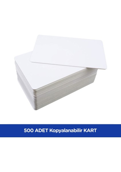 500 Adet Sarkey SR-622 Temic T5557 Yazılabilir - Kodlanabilir Kart - Rfıd Tag - Göstergeç