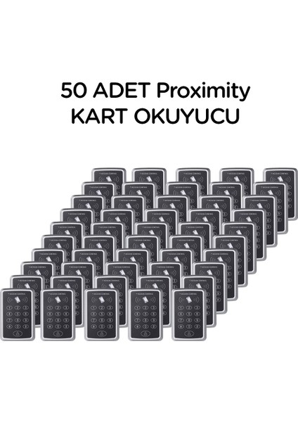 50 Adet Sarkey SR-204 Stand-Alone Proxmty Kart Okuyucu (125 Khz)
