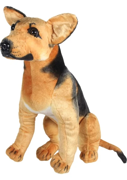 Şirin Toys Peluş Sesli Oturan Av Köpeği 50 Cm.