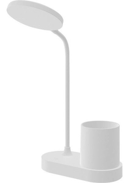 LED Masa Okuma Lambası Şarjlı Kalemlikli