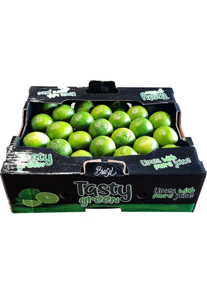 Zencefil Organik  Lime Limon 1 Kasa 4,5 kg Misket Limonu Lime Yeşil Limon Ithal Lime