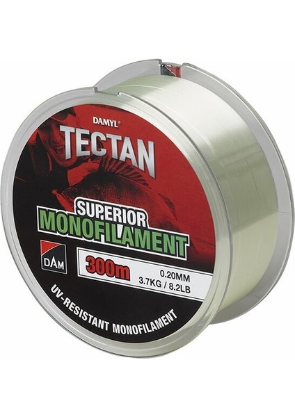 Tectan Superior 300M Green Transparant Monofilament Misina 0.25MM