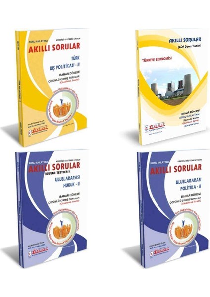 AÖF Uluslararası İlişkiler 2. Sınıf Bahar Dönemi 4. Dönem Konu Anlatımlı Soru Bankası Yeni