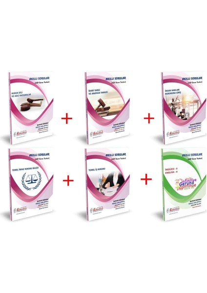 AÖF Adalet 1. Sınıf 2.yarıyıl Bahar Dönemi Konu Anlatımlı Akıllı Sorular Set Yeni