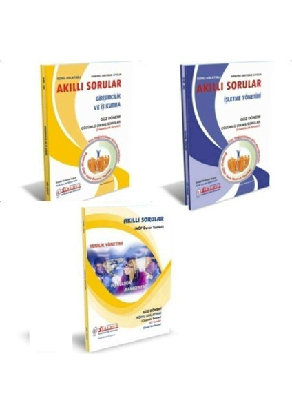AÖF İşletme Yönetimi 2. Sınıf Güz Dön. 3. Dön Konu Anlatımlı Soru Bankası Yeni