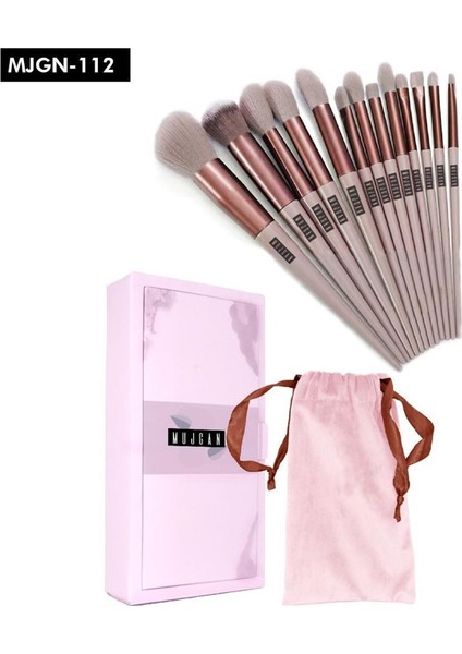 12'li Fix Fırça Seti Pembe