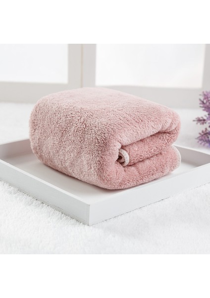 Ultra Ince Mikrofiber Havlu Yetişkin Mercan Çift Taraflı Kadife Havlu Güçlü Emici Yüz Havlusu Küçük Havlu (Yurt Dışından)