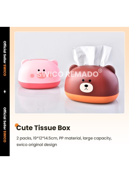 Hayvan Şekilli Mendil Tutucu 2 Adet (Yurt Dışından) fiyatları