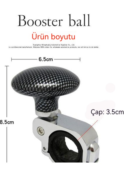 Yüksek Dereceli Metal Araba Direksiyon Güç Destekli Top Ayarlanabilir Yardımcı Direksiyon (Yurt Dışından) fiyatları