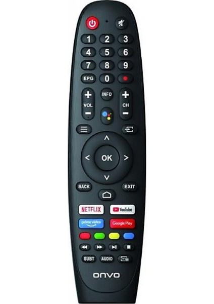 Kl Onvo-Profilo-Saba Netflıx-Youtube- Google Play-Prime Vıdeo Tuşlu Lcd-Led Tv Kumanda