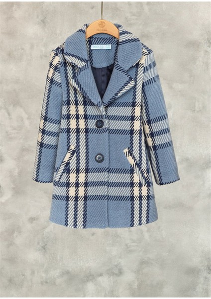 Kız Çocuk Kareli Kaban indirimleri