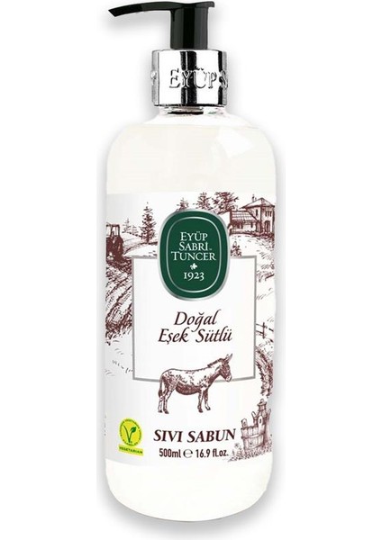 Doğal Eşek Sütlü Sıvı Sabun 500 ml