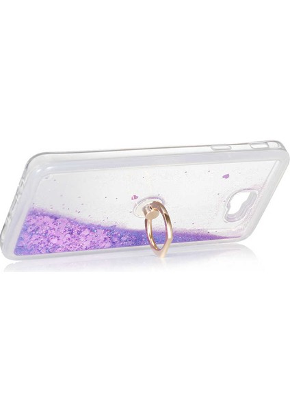 Galaxy J7 Prime Kılıf Sıvılı Simli Yüzüklü Kapak fiyatları