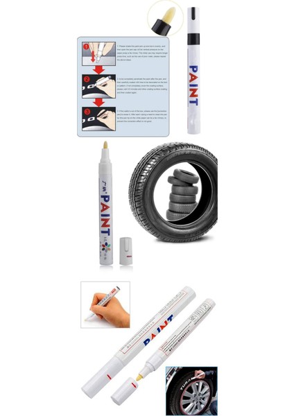 Lastik Yazı Kalemi - Beyaz modelleri