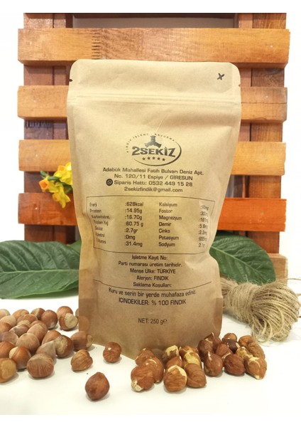 250 gr Kavrulmuş Giresun Fındığı modelleri