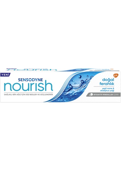 Nourish Doğal Ferahlık Diş Macunu 75 ml