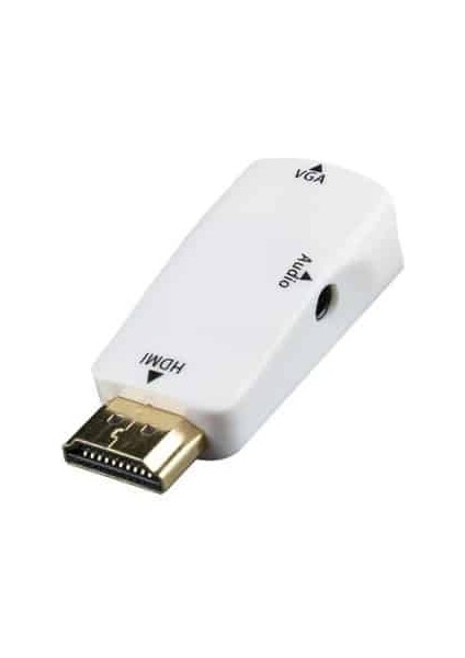 HDMI To VGA + Audio Dönüştürücü Adaptör Concord C-844