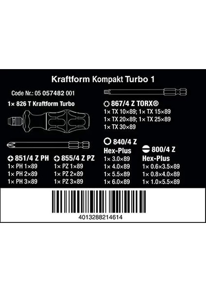 Kraftform Kompakt Turbo 1 05057482001