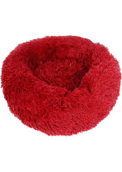 Peluş Yuvarlak Pet Yatağı (Yurt Dışından)