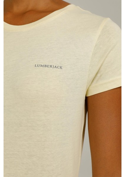 Kadın Basic T-Shirt C Neck CT122 3fx Sarı/yellow 23S43CT122 fiyatları