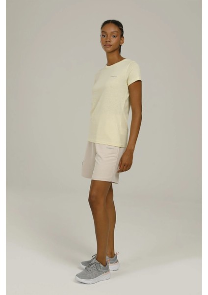 Kadın Basic T-Shirt C Neck CT122 3fx Sarı/yellow 23S43CT122 fırsatları