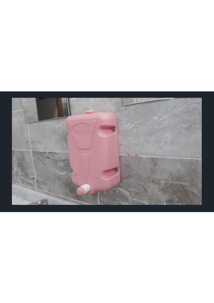 Yüksek Kapasiteli Okul, İşyeri ve Toplu Kullanım Alanları İçin 5kg Butonlu Sıvı Sabunluk Pembe