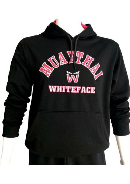 Muay Thai Kapüşonlu Sweatshirt (Siyah)