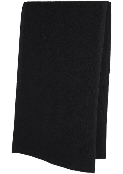 Siyah Spor Fitness Havlusu 30X85 cm %100 Pamuk