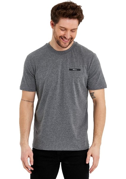 Erkek Basic Baskısız Logolu Kısa Kol Tişört fırsatları