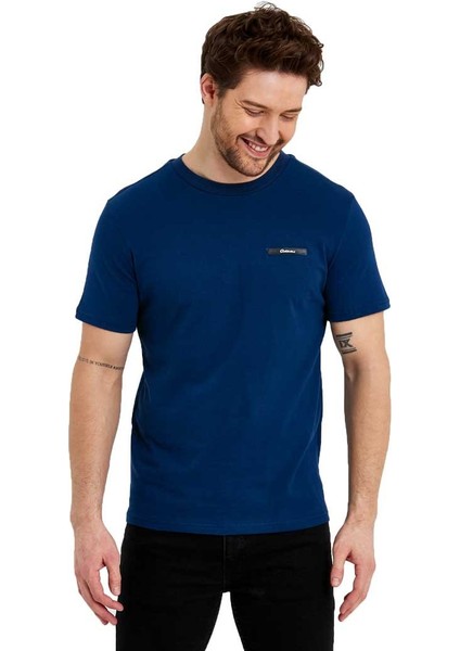 Erkek Basic Baskısız Logolu Kısa Kol Tişört modelleri