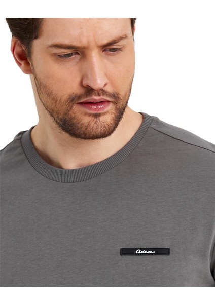 Erkek Basic Baskısız Logolu Kısa Kol Tişört modelleri