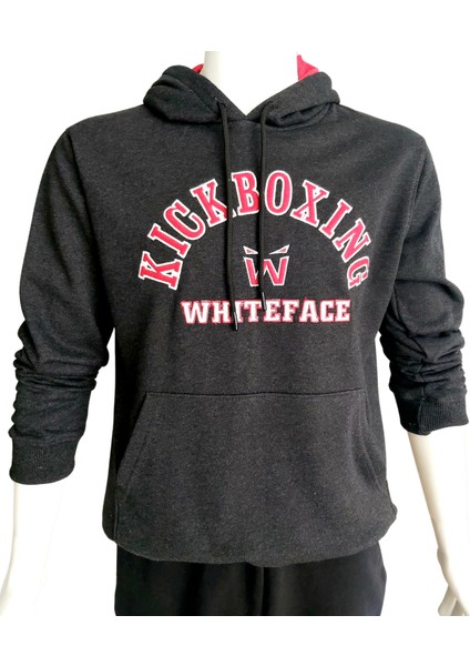 Kickboks Kapüşonlu Sweatshirt (Antrasit)