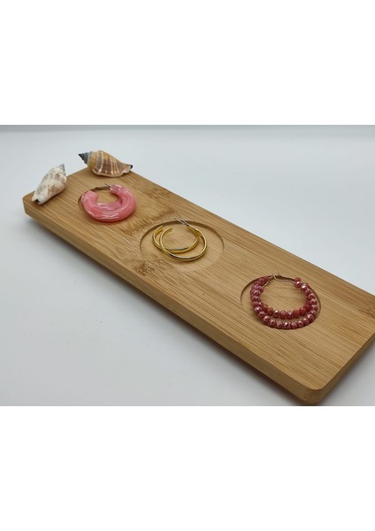 Kırmızı Kristal-Boncuklu Pembe ve Halka Üçlü Set Küpe fiyatları