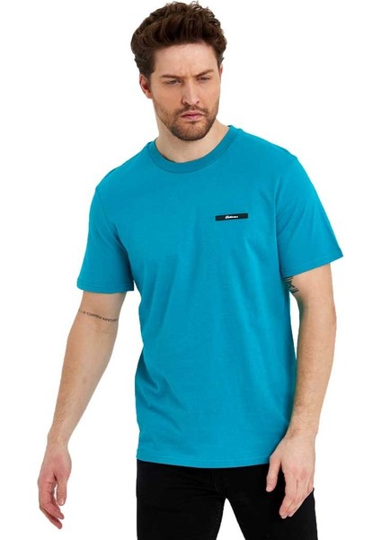 Erkek Basic Baskısız Logolu Kısa Kol Tişört indirimleri