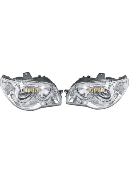 Fiat Palio Sağ + Sol Ön Far Lambası Takımı Motorlu 2005--2009