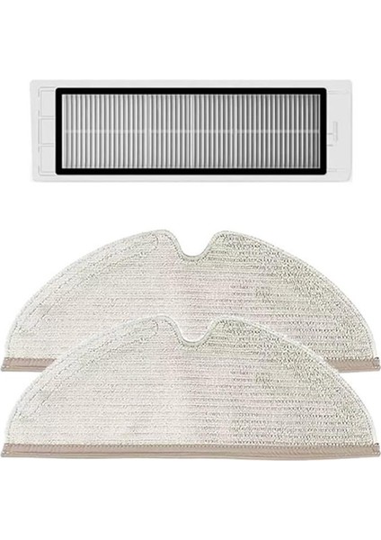 Roborock S5 Max Robot Süpürge Uyumlu 3'lü Yedek Parça Seti