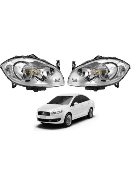 Ayfar Fiat Linea Sağ + Sol Ön Far Takımı 2007--2014