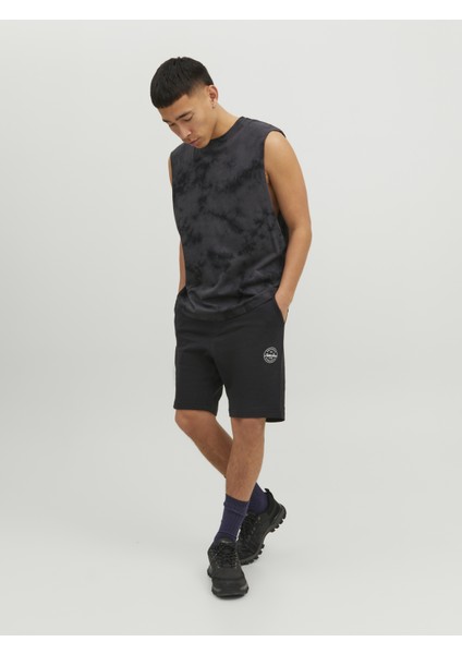 Logo Detaylı Sweat Şort- Shark