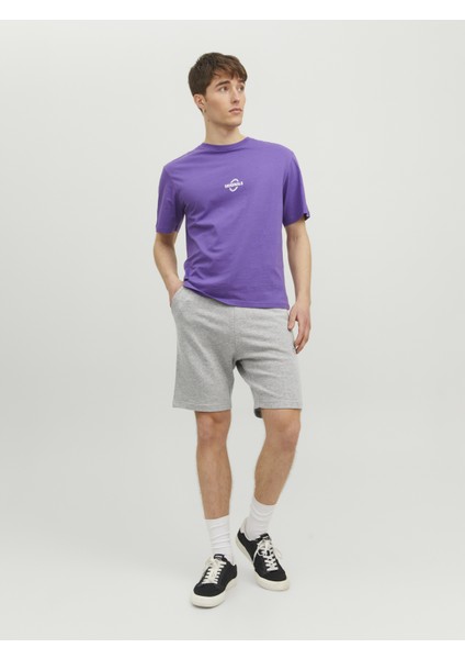 Logo Detaylı Sweat Şort- Shark