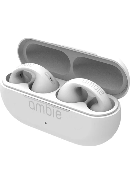 Ambie Tws Kablosuz Bluetooth Kulaklık - Beyaz (Yurt Dışından)