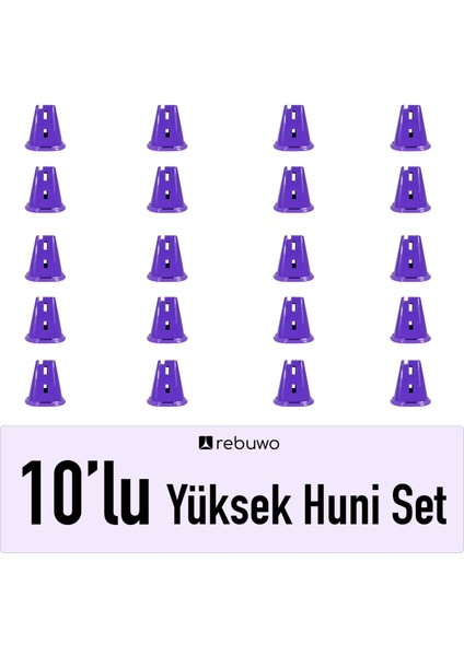 Antrenman Hunisi Yüksek Huni Seti 10 Adet