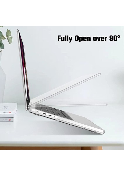 Apple Macbook Pro 2023 16 Inç M2 Pro/max A2780 Uyumlu Pembe Mat Buzlu Tam Korumalı Kılıf modelleri